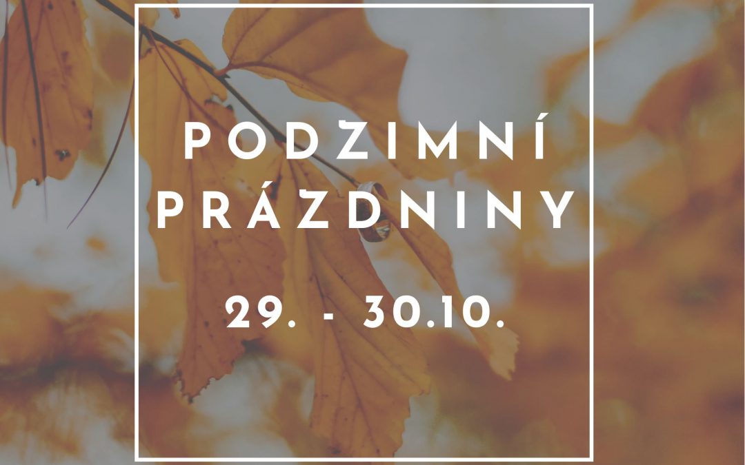 Podzimní prázdniny